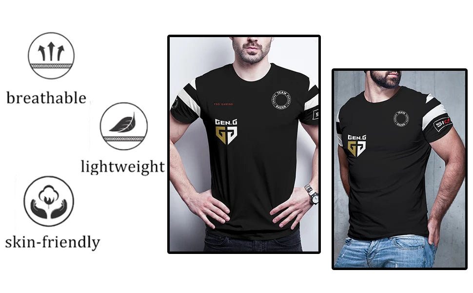 GEN.G E-Sports T-Shirt – Atmungsaktiv & 3D Print