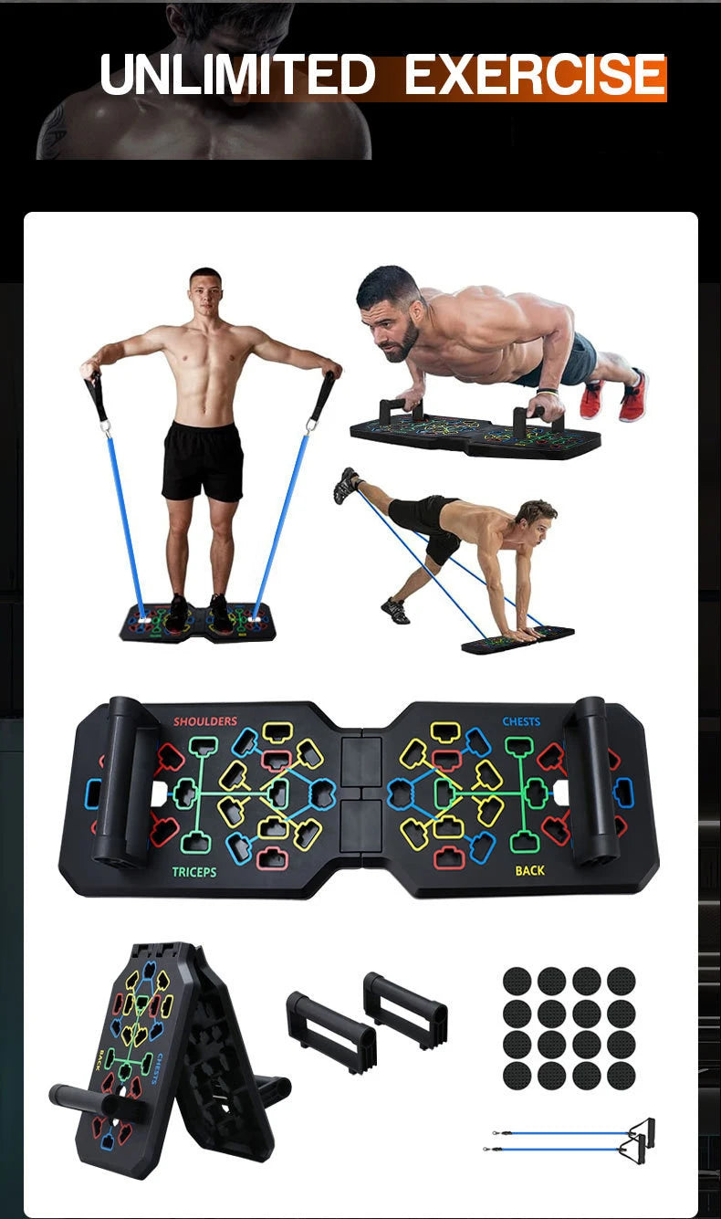 Push-up Board – Multifunktionales Liegestütz-Trainingsbrett