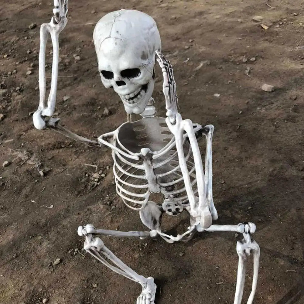 Halloween Skelett-Dekoration – Bewegliches Kunststoff-Skelett