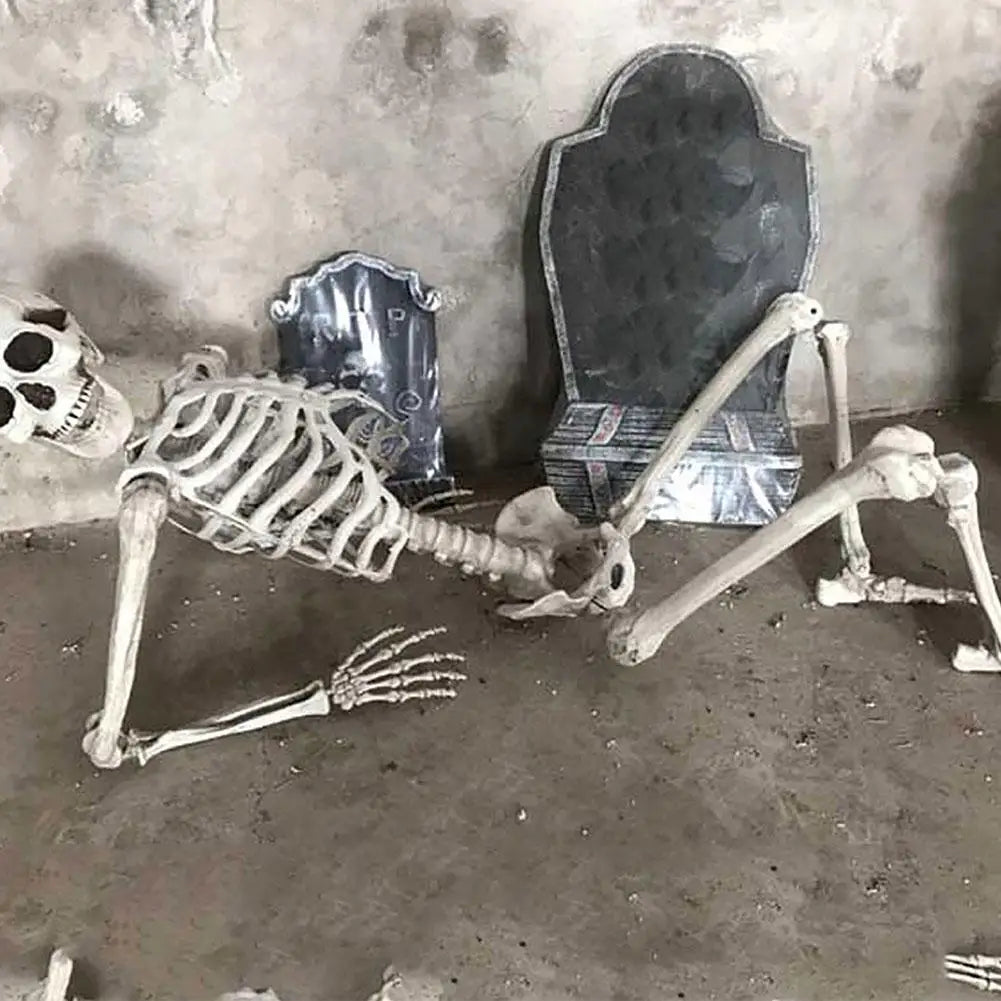 Halloween Skelett-Dekoration – Bewegliches Kunststoff-Skelett