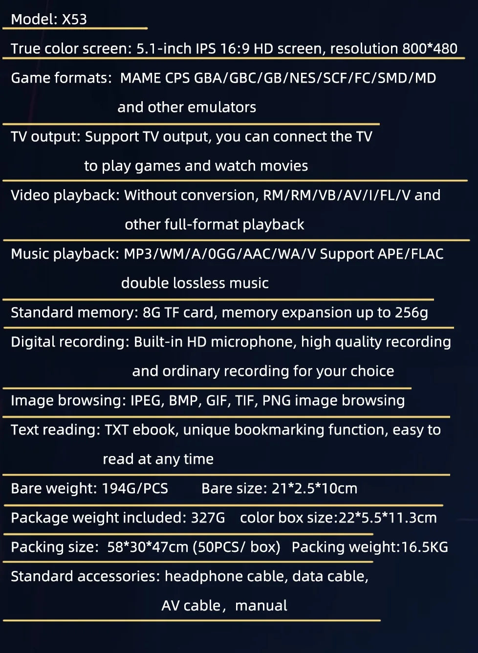 🎮 X53 Kinder-Handheld-Konsole – Mehr als nur Gaming