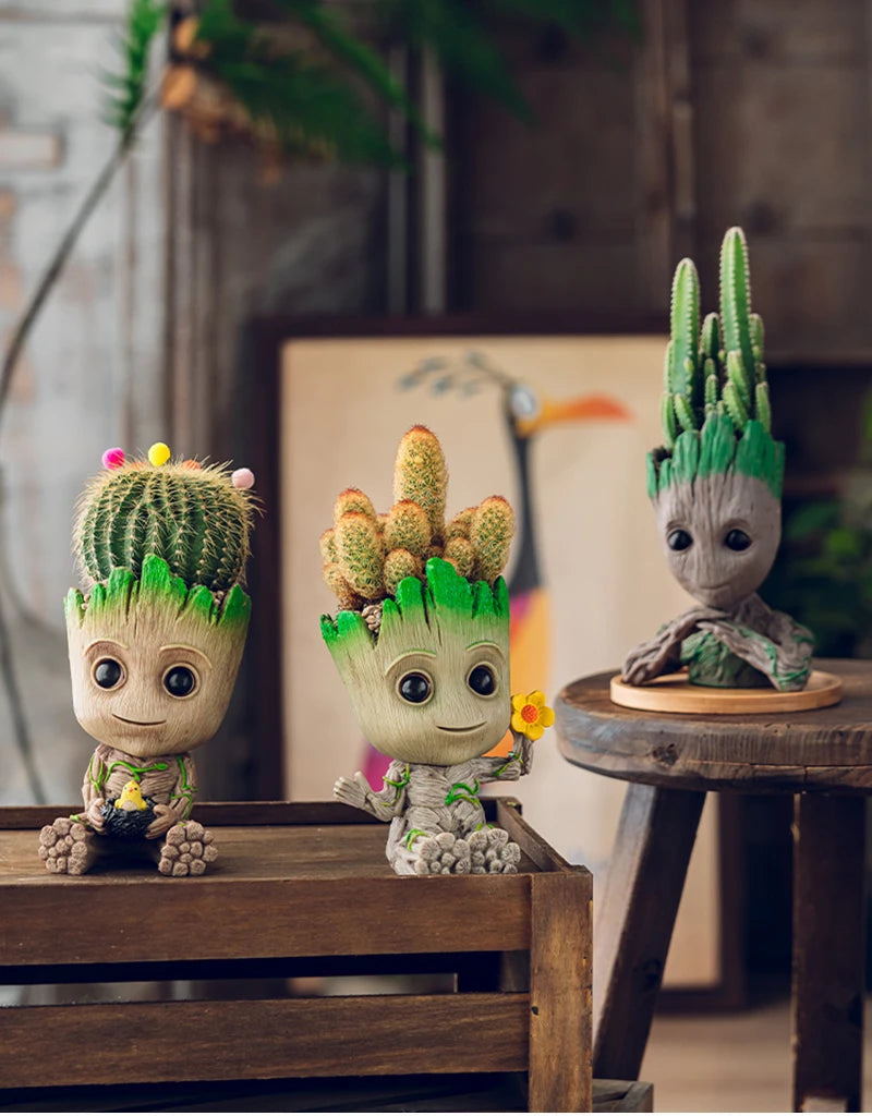 Mini Groot Figurine – Cartoon Desktop Dekoration, 5 cm, Handgefertigt