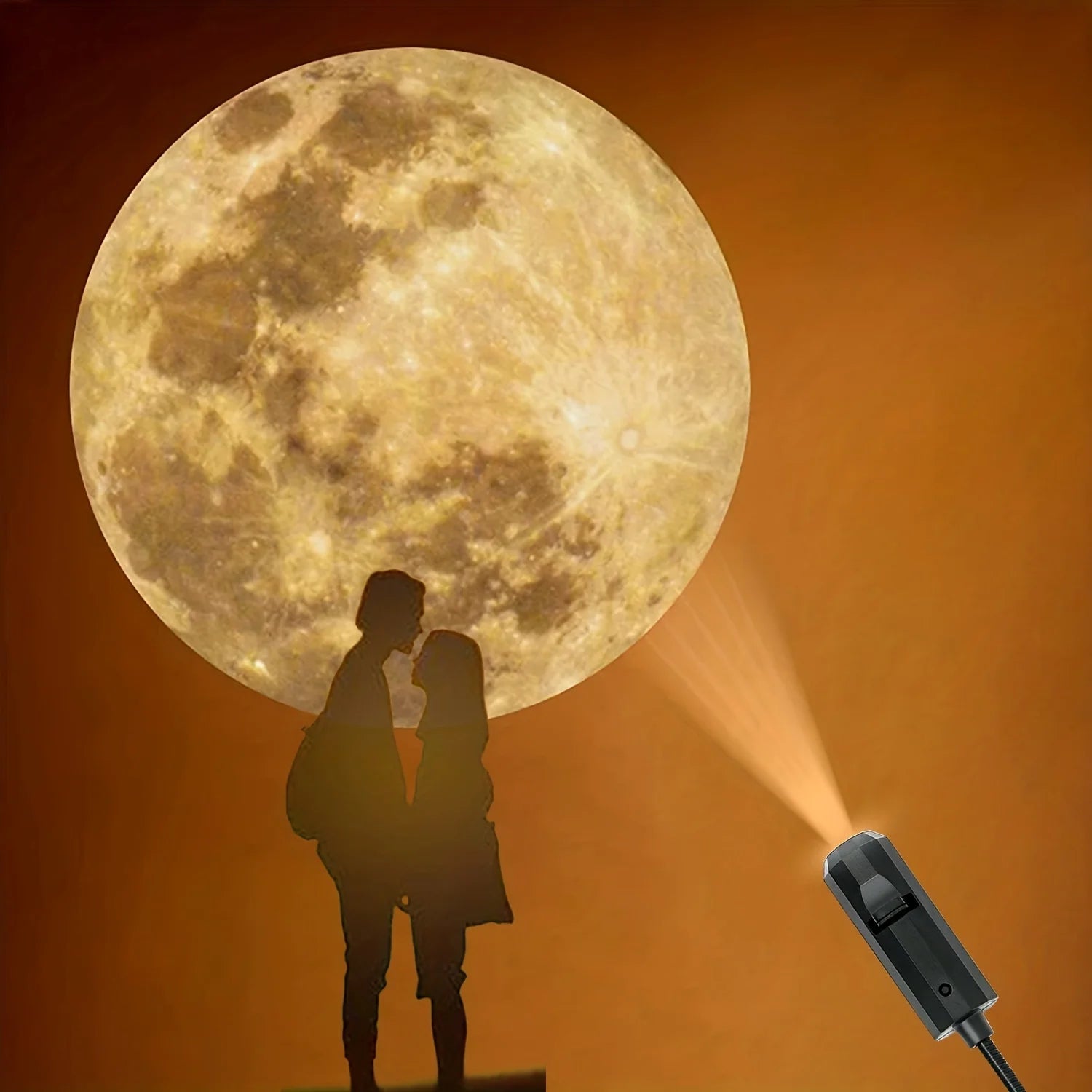 USB Decken-Projektionslampe – Mond & Erde, Atmosphärisches Licht