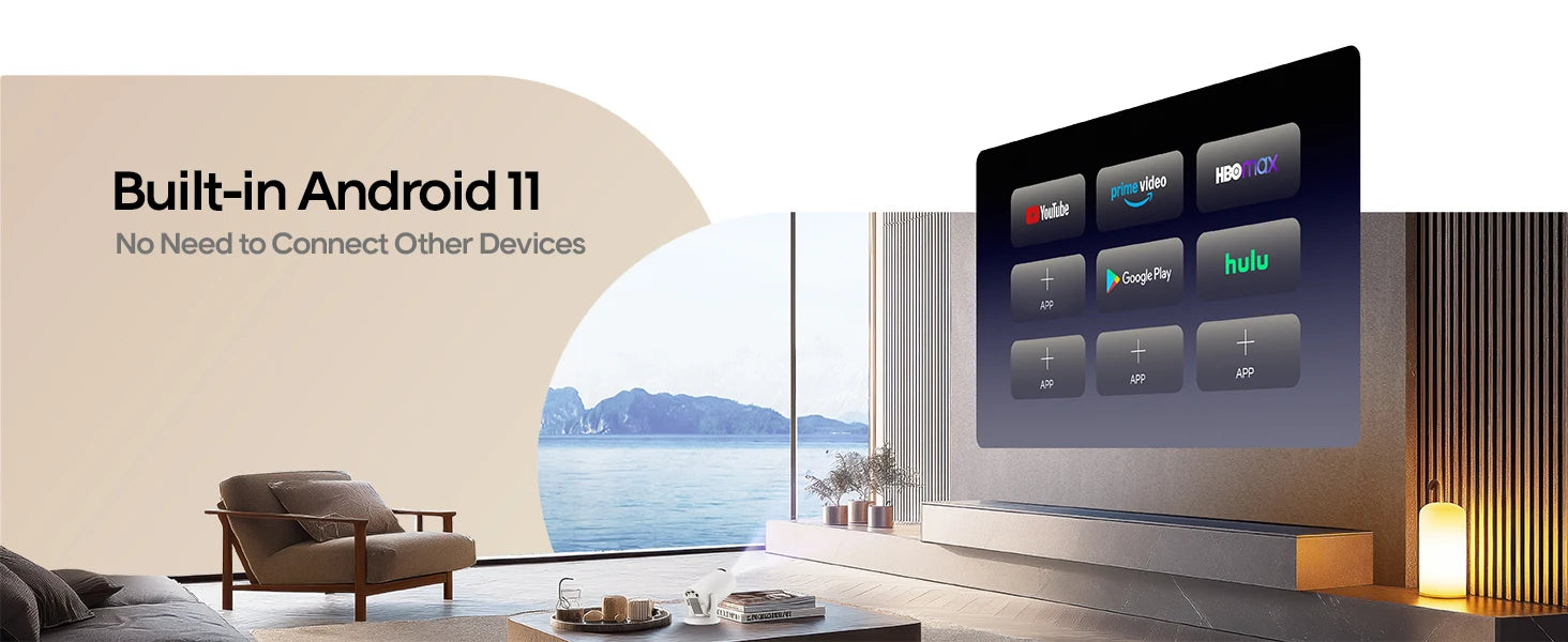 🎥 Magcubic HY300 Pro Mini Beamer – 4K Unterstützung, WLAN & Bluetooth
