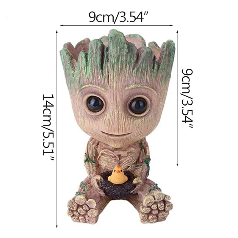 Mini Groot Figurine – Cartoon Desktop Dekoration, 5 cm, Handgefertigt