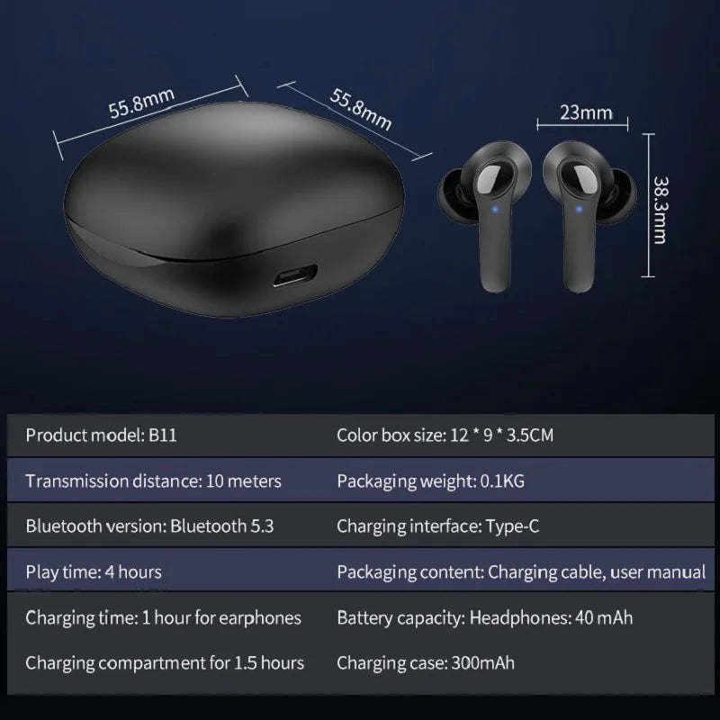 🌍 Übersetzer Kopfhörer B11 – Echtzeit Sprachübersetzung in 144 Sprachen