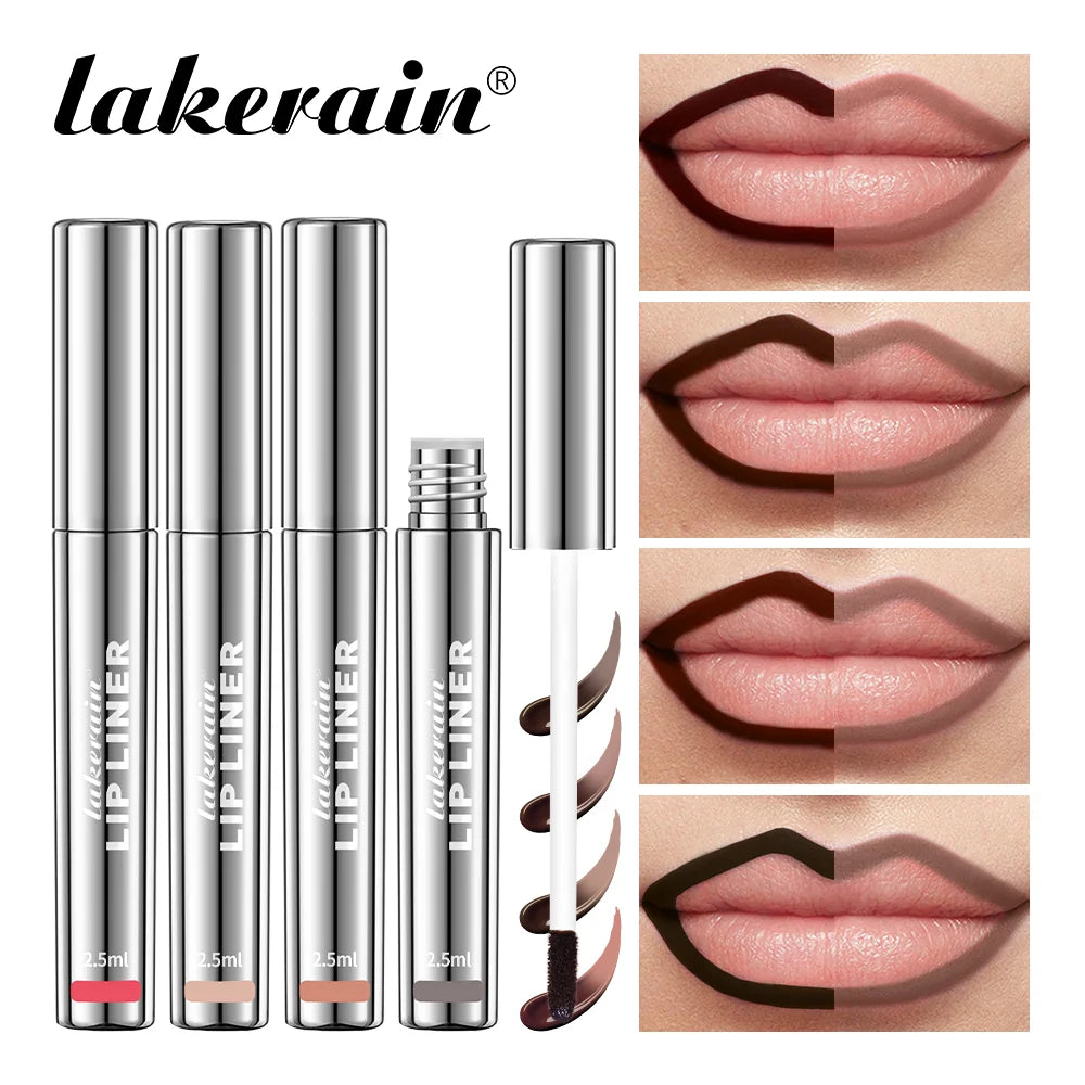 💋 Langhaftender Peel-Off Lipliner Stain – 4er Set, Wasserfest & Transferfrei ✨💄