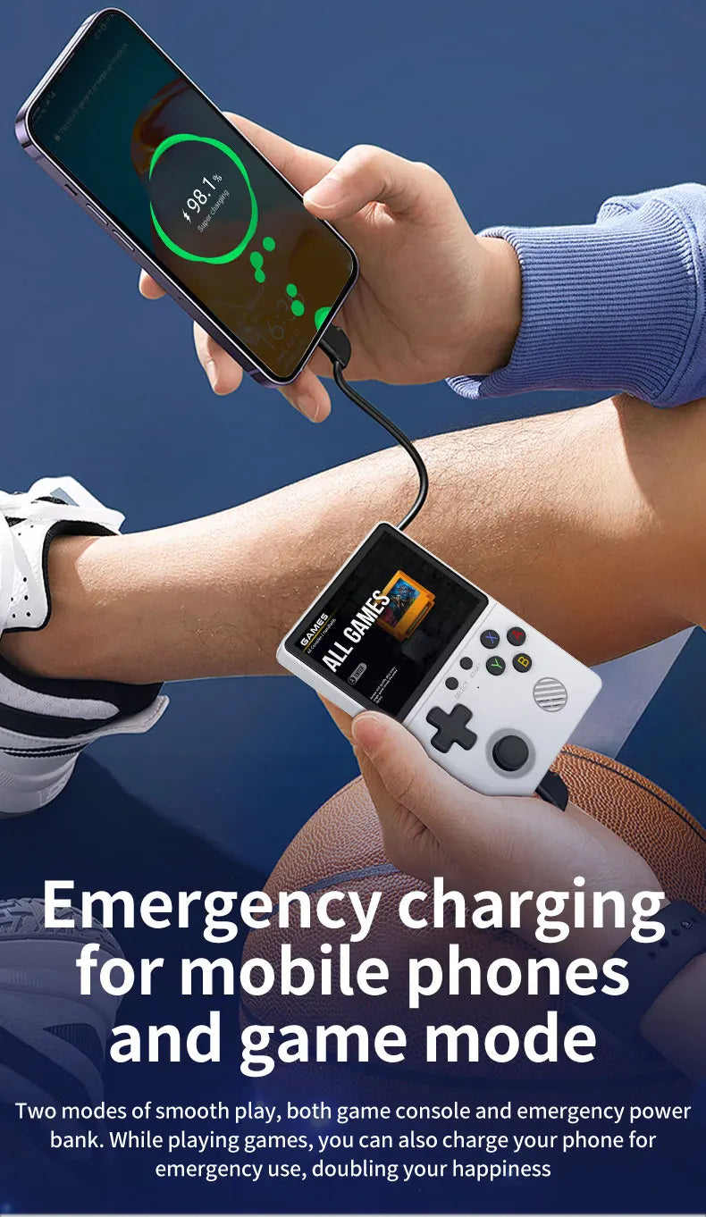 🚀 GB350 Handheld Game Console – Multi-Plattform, HD IPS Screen, 3D Joystick, Ergonomisch