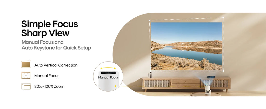 🎥 Magcubic HY300 Pro Mini Beamer – 4K Unterstützung, WLAN & Bluetooth