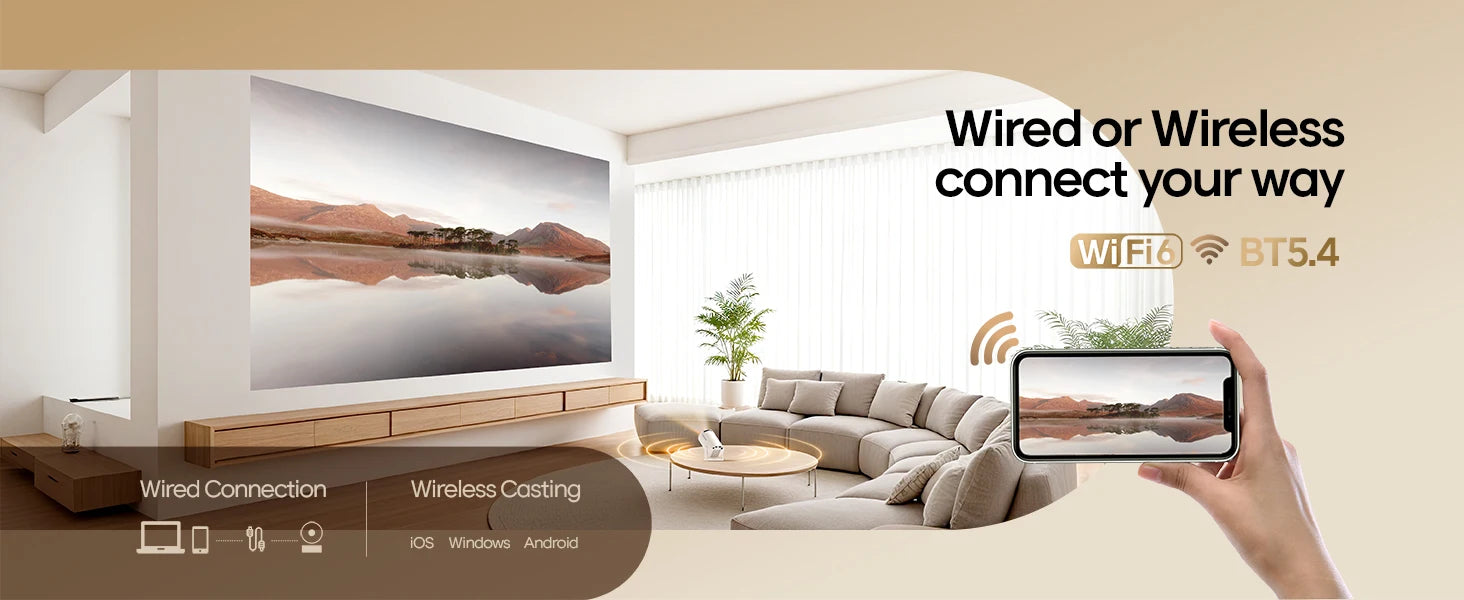 🎥 Magcubic HY300 Pro Mini Beamer – 4K Unterstützung, WLAN & Bluetooth