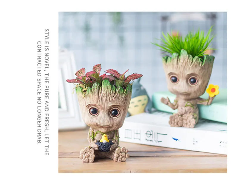 Mini Groot Figurine – Cartoon Desktop Dekoration, 5 cm, Handgefertigt