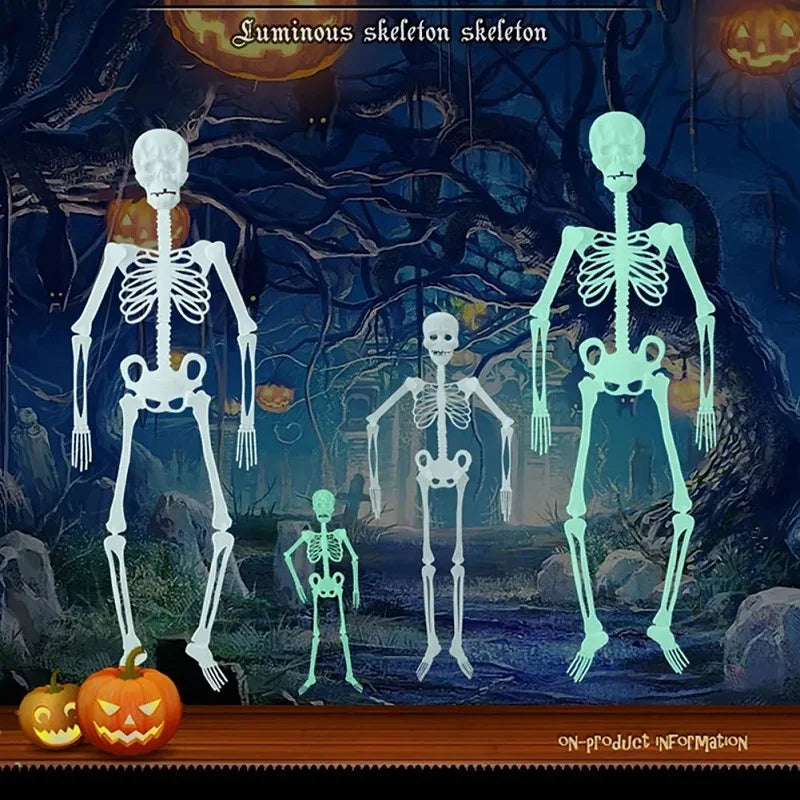 Leuchtendes Halloween Skelett – Bewegliche Hängedeko