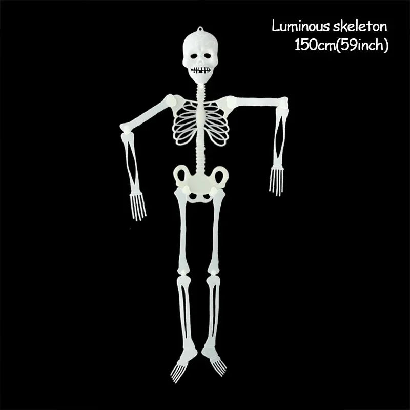 Leuchtendes Halloween Skelett – Bewegliche Hängedeko