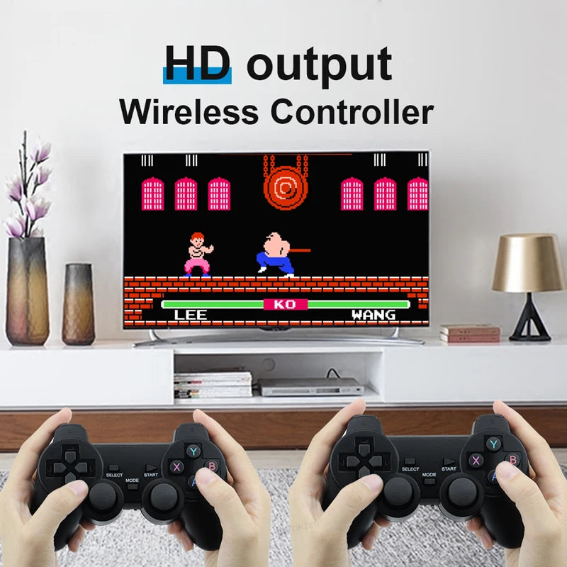 🚀 M8 GameStick Retro Video Game Console – 40.000 Spiele, 2.4G Wireless Controller, HDMI 4K
