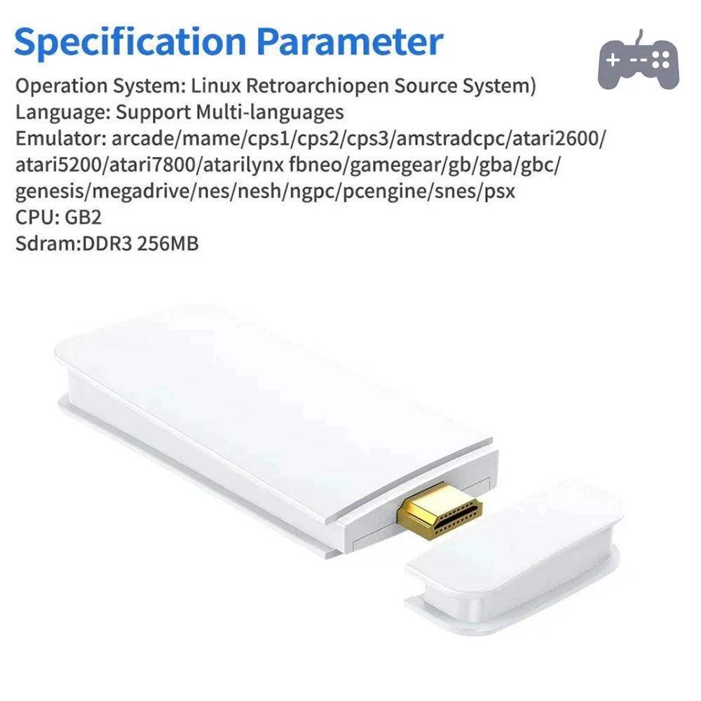 🎮 4K TV Game Stick M15 – 20.000 Spiele in einem Gerät