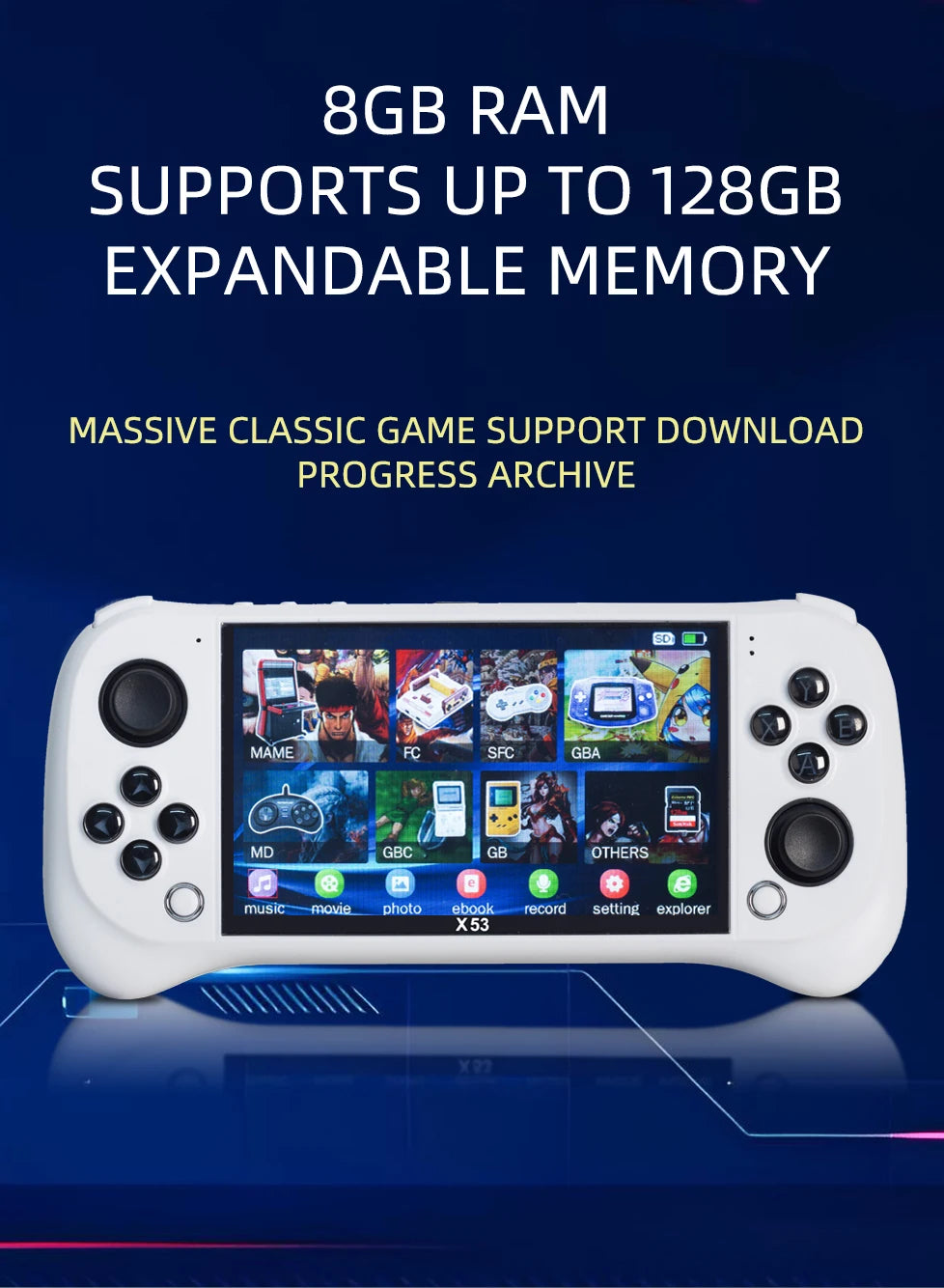 🎮 X53 Kinder-Handheld-Konsole – Mehr als nur Gaming