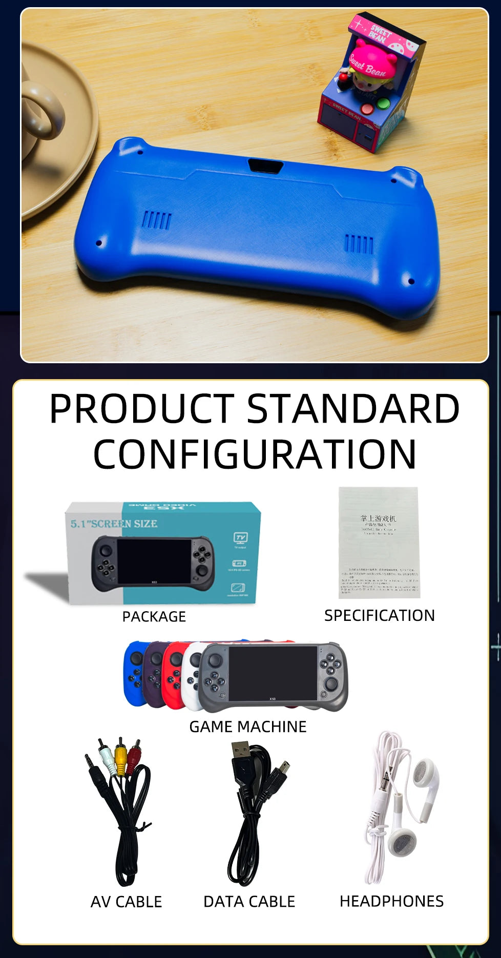 🎮 X53 Kinder-Handheld-Konsole – Mehr als nur Gaming