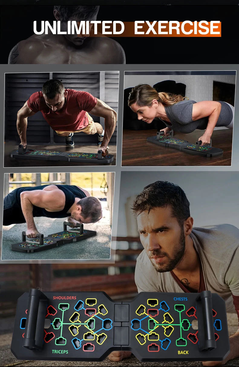Push-up Board – Multifunktionales Liegestütz-Trainingsbrett