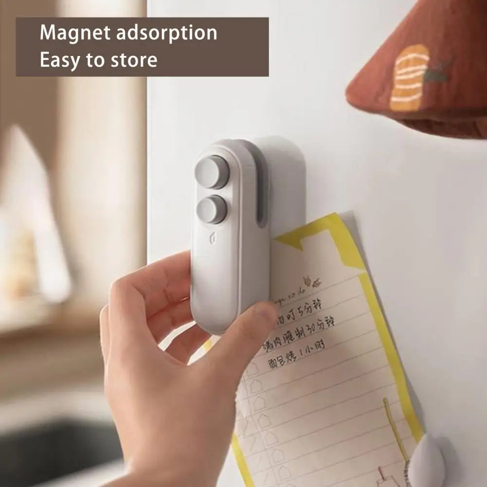 🔌 Mini-Beutelverschweißer mit Cutter – USB-aufladbar, tragbar & magnetisch – Perfekt für Snacks & Lebensmittel 🍿🥨