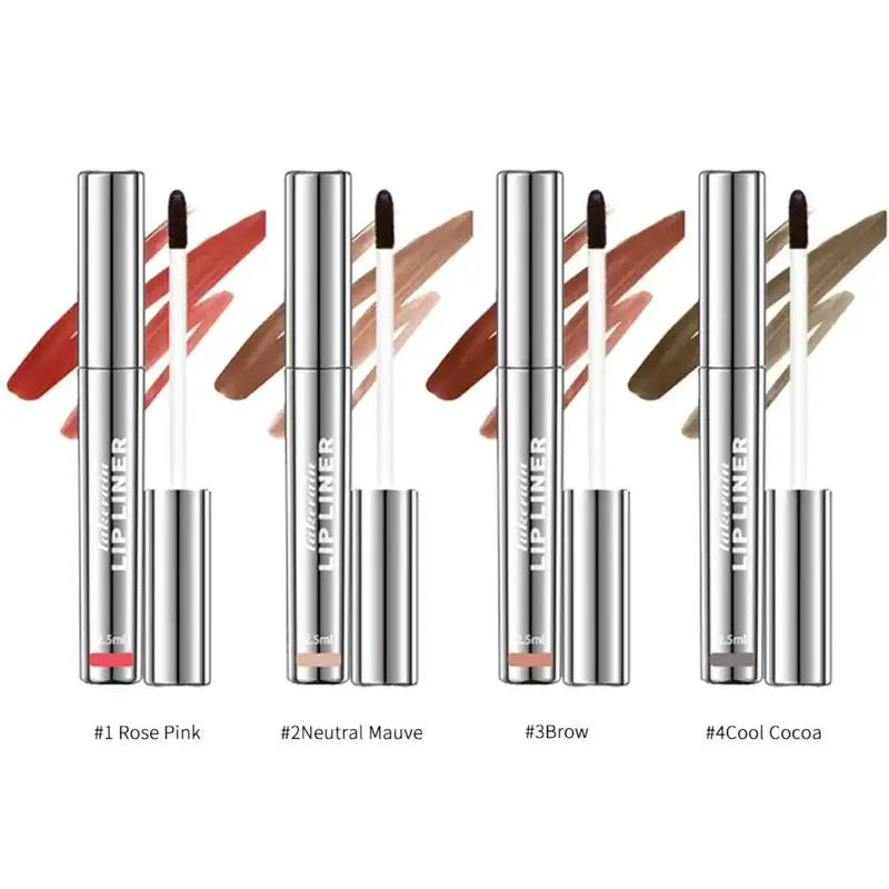 💋 Langhaftender Peel-Off Lipliner Stain – 4er Set, Wasserfest & Transferfrei ✨💄