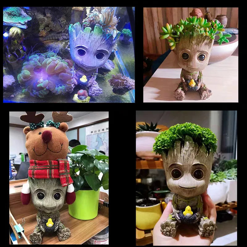 Mini Groot Figurine – Cartoon Desktop Dekoration, 5 cm, Handgefertigt