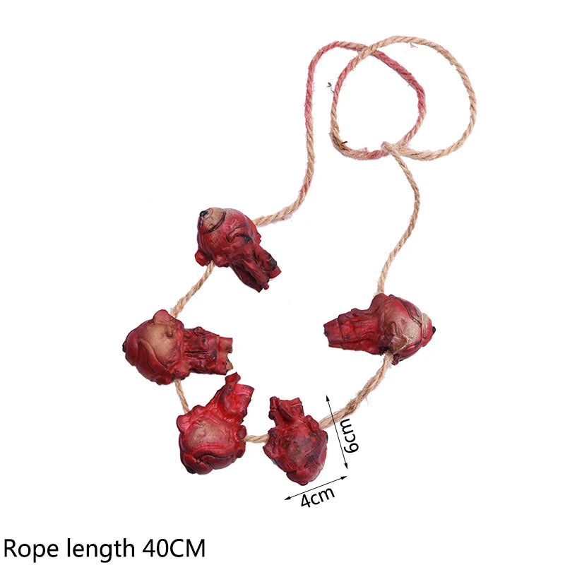 🕸️ Halloween Horror Deko – Blutige Hände, Füße & Tiere zum Aufhängen