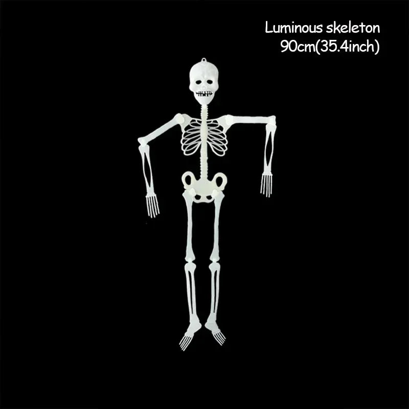 Leuchtendes Halloween Skelett – Bewegliche Hängedeko