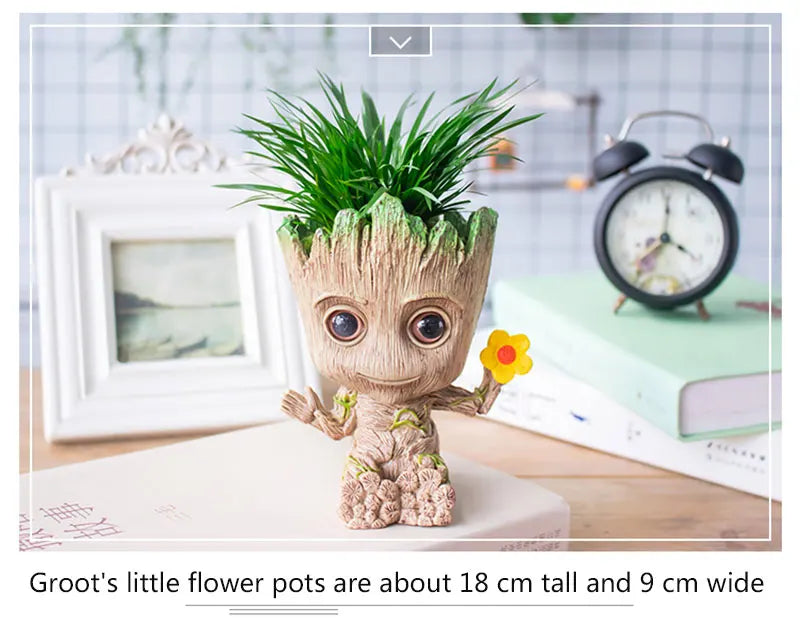 Mini Groot Figurine – Cartoon Desktop Dekoration, 5 cm, Handgefertigt