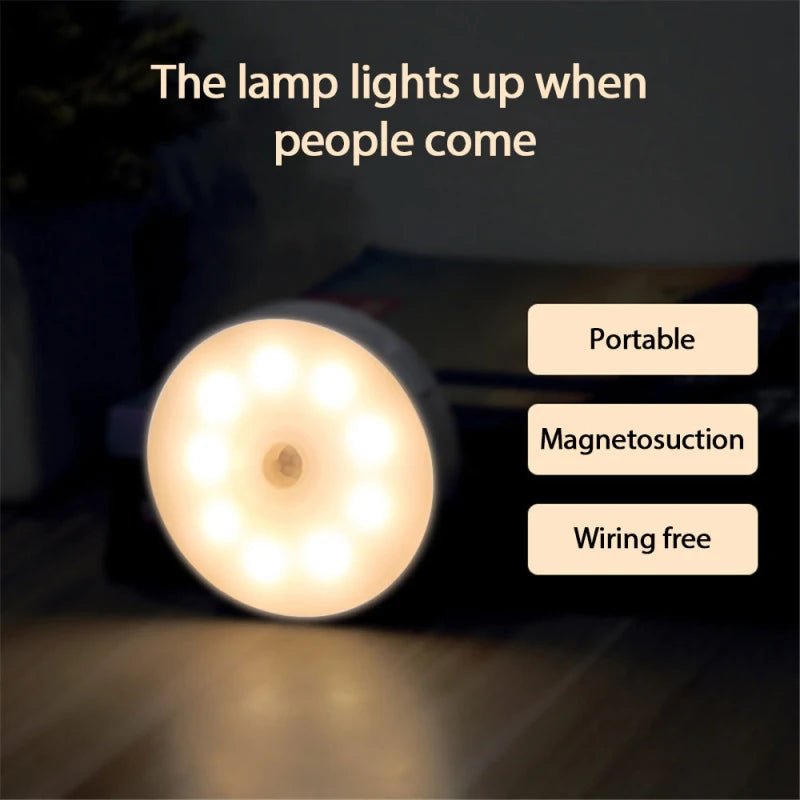 💡 LED Smart Human Body Sensor Night Lamp